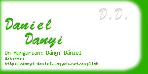 daniel danyi business card